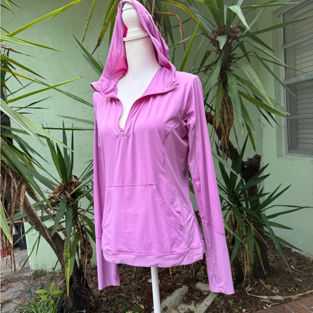 Lululemon Sleek Performance Workout Pink Pullover